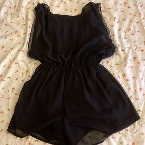 Elegant Black Romper